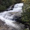 Upper section of Raven Cliff Falls.