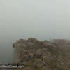 Fog at the summit of Sheepnose Mountain