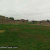 Reconstructed earthlodges at the Mandan Indian On-A-Slant Village