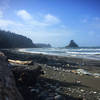 The Olympic Coast just north of Cape Alava