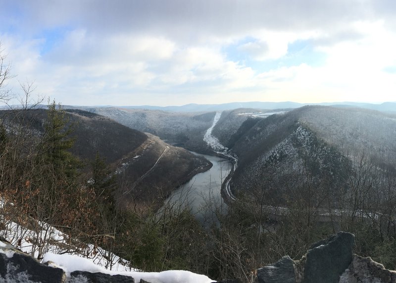 View of the reservoir from Raycroft Outlook.