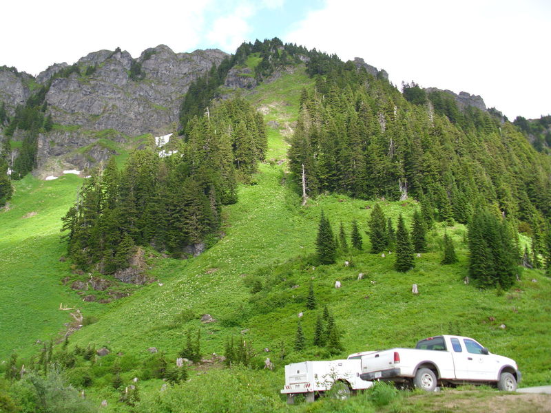 Sauk Mountain trail
