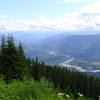 Sauk River valley east of Concrete, Washington