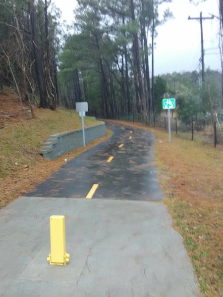 West Ellerbee Trail entrance at Broad Street