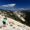 On the trail to May Lake