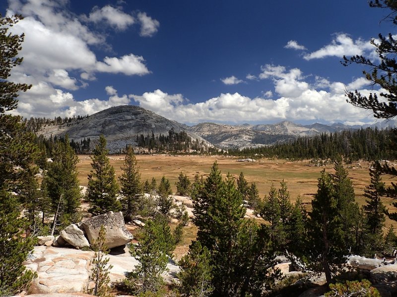 The view east from Sunrise High Sierra Camp