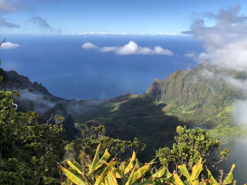 Fantastic view of Kalalau.