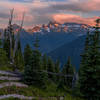 Cowlitz Chimmney's From Silver Forest Trail