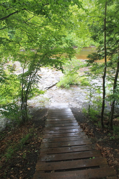 Stairway Down to Above Falls