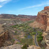 Fruita Historic District from the North Fruita Overlook Viewpoint