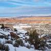 At the rim, there is a great view of Moab and the surrounding canyons.