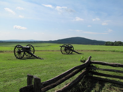 Artillery at the Cedar Mountain Battlefield