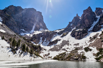 Rewarding views of Dream Lake