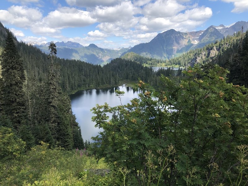 Heading down the trail towards Watson Lakes