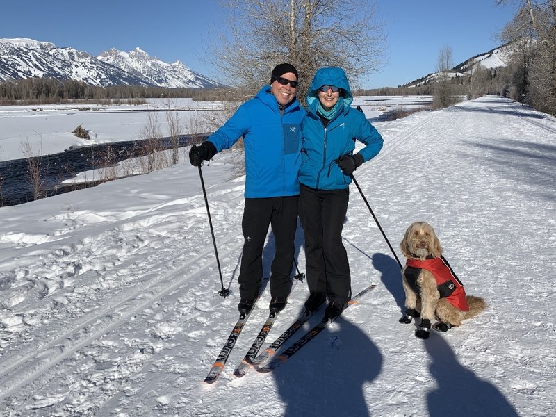 Winter on the Snake River dike