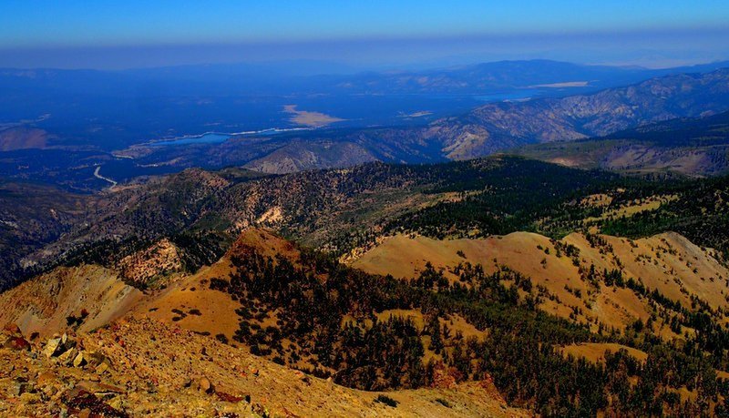 View to the NW from Mount Houghton.