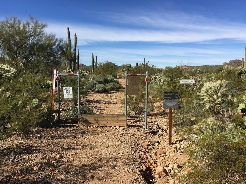 Trailhead at the end of Abington Rd.