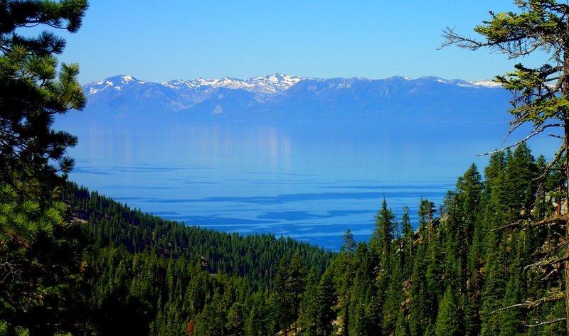 Lake Tahoe from the Incline Flume Trail.