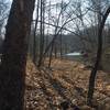 A Creek seen from the Trolley Trail in Auburn Valley State Park.