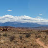 Henry Mountains from the Burro Wash Route.