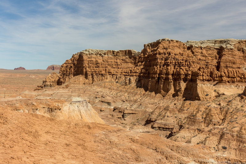 The northern end of Goblin Valley