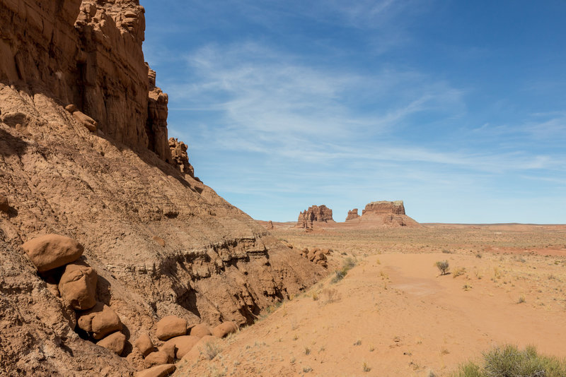 Looking north from Goblin's Lair towards Mollys Castle