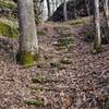 Old stairs looking back