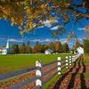 The green at Craftsbury Common and Sterling College