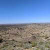 Looking North, at 1750 ft. About a mile from the North trailhead (Dynamite/Goldmine intersection).  Views are great the whole trail.