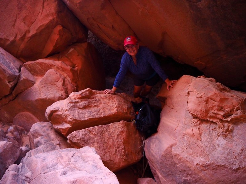 More scrambling and crawling in the wash