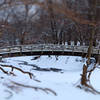 End of the Minnehaha Creek Trail, at bridge 5, where Minnehaha Creek flows into the Mississippi River.