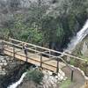 The bridge at the waterfall