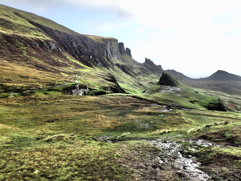 Quiraing approach from the parking area