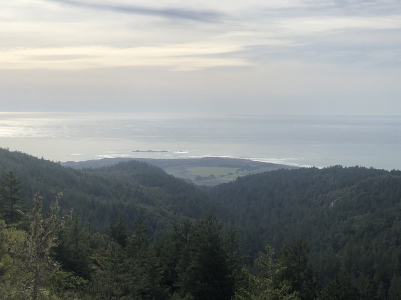 View of Año Nuevo from Chalk Mountain