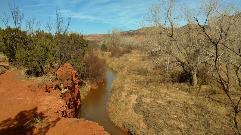 Prairie Dog Town Fork of the Red River next to Kiowa Trail.