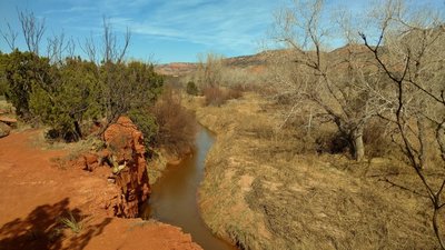 Prairie Dog Town Fork of the Red River next to Kiowa Trail.