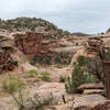 The Post Cutoff Trail can be easy to miss since the sign is only visible when you approach it from the south.