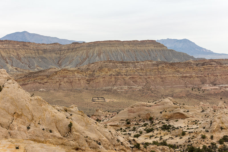 Post Corral in Grand Gulch from the Post Cutoff Trail.