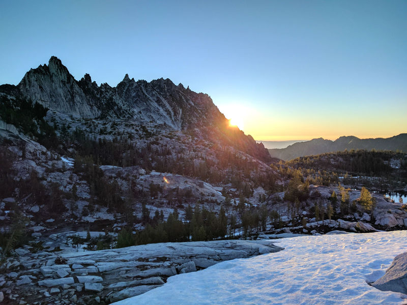 Sunrise Over Prusik Peak