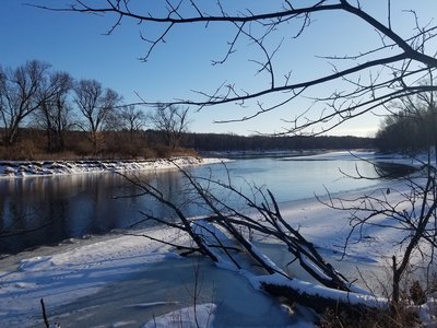 St. Croix River in winter