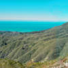 Montara Mountain and looking down Denniston Creek towards Moss Beach.