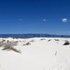 The Sacramento Mountains seen from the Dune Life Nature Trail.