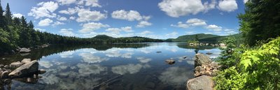 Lunch spot on Day 6... Moose River Area