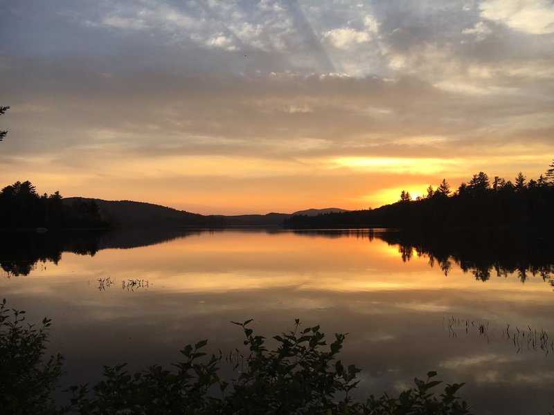 Lake Durant at sunset