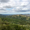 San Jose behind the hills from Chisnantuk Peak Trail