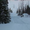 When you climb up, it's fun going down. On Colin's Heritage Trail before merging with the "Overland Route".