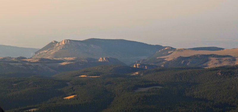 Looking Northeast towards Steamboat Rock from the Summit of Black Mountain.