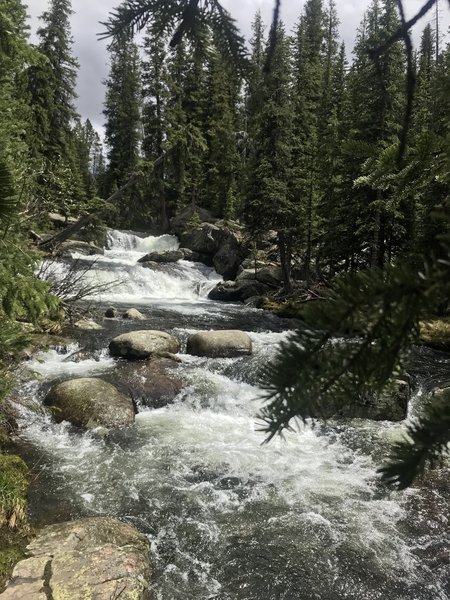 Middle Tensleep Creek Waterfall