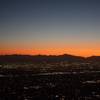 Sunset over Phoenix while descending Camelback