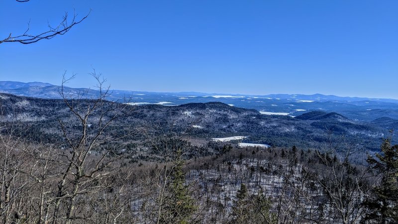 View from the ledge below the summit of Mt. Prospect.